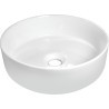 Deante Silia umywalka ceramiczna nablatowa/stawiana Ø36 cm, biała - CDL 6U4S