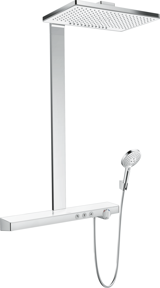Hansgrohe Rainmaker Select zestaw prysznicowy natynkowy termostatyczny, biały/chrom - 27109400