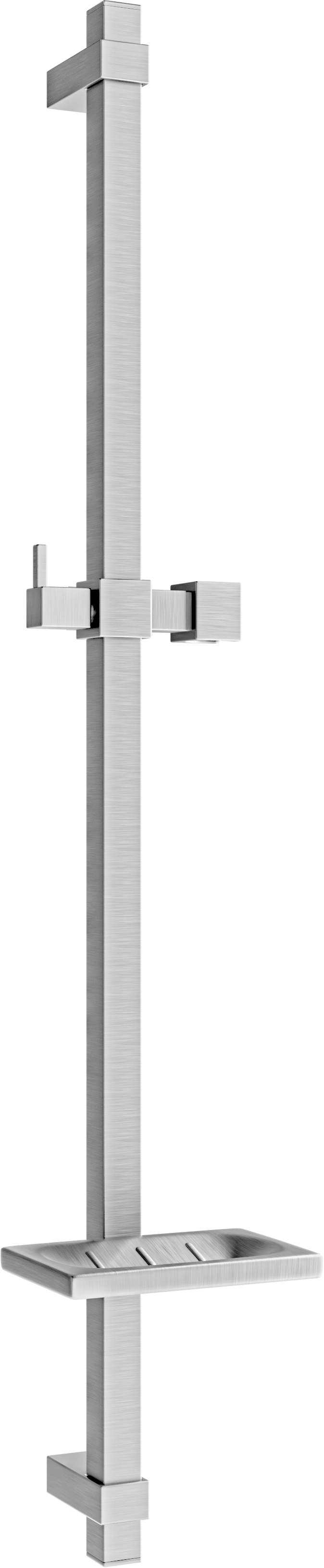 Mexen DQ drążek prysznicowy z mydelniczką 80 cm, grafit - 79381-66