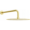 Mexen Slim deszczownica 25 cm z ramieniem prysznicowym, złoty - 79225211-50