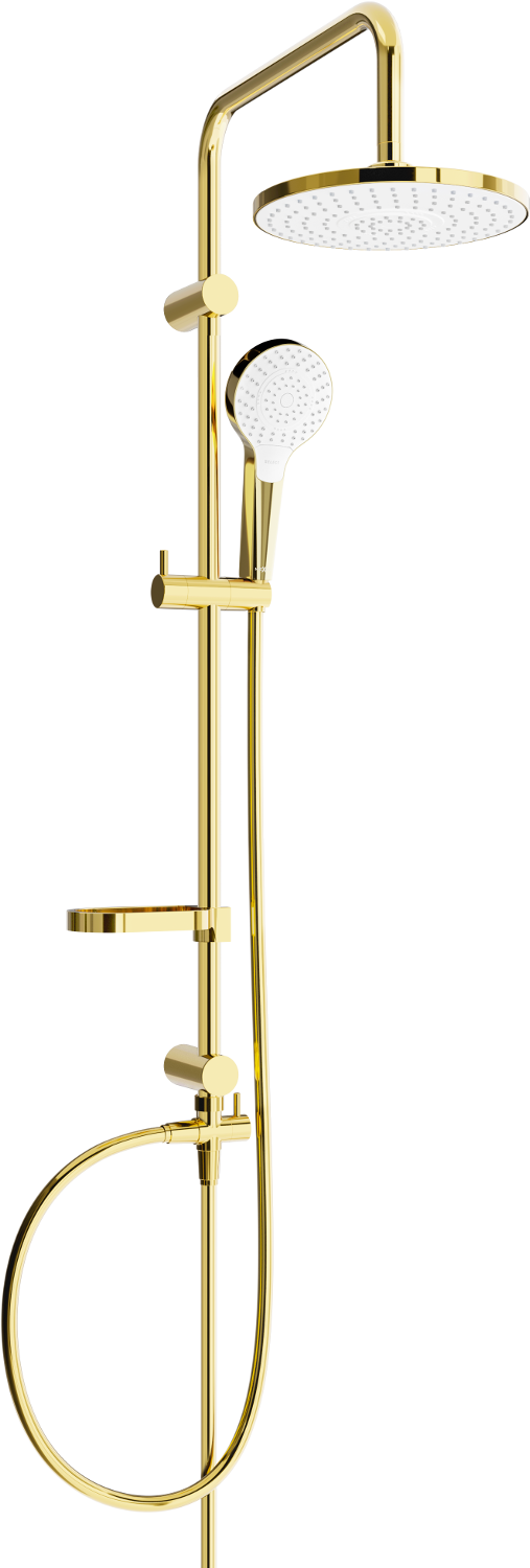 Mexen X05 kolumna prysznicowa, złota/biała - 798050591-50