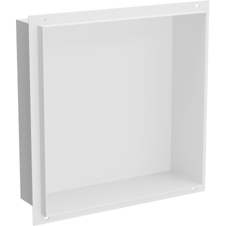 Mexen X-Wall-NR półka wnękowa bez kołnierza 30 x 30 cm, biała - 1921303010