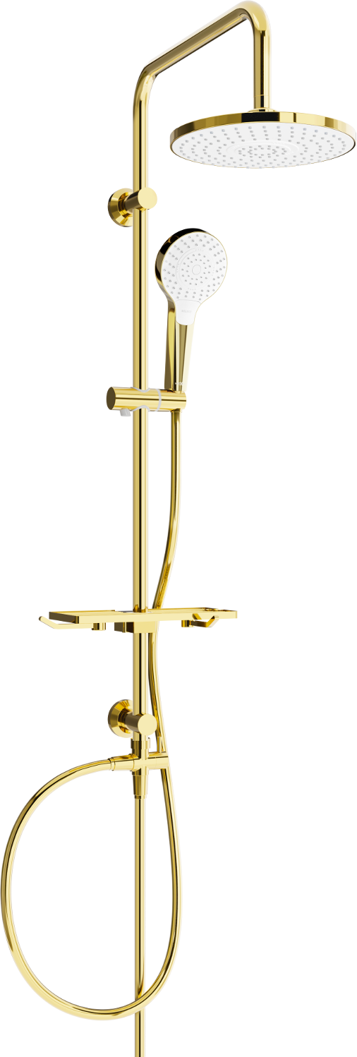 Mexen T05 kolumna prysznicowa, złota/biała - 798050593-50