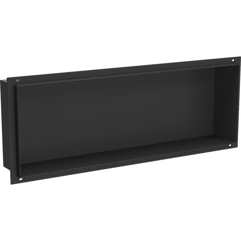 Mexen X-Wall-NR półka wnękowa bez kołnierza 60 x 20 cm, czarna - 1971602010