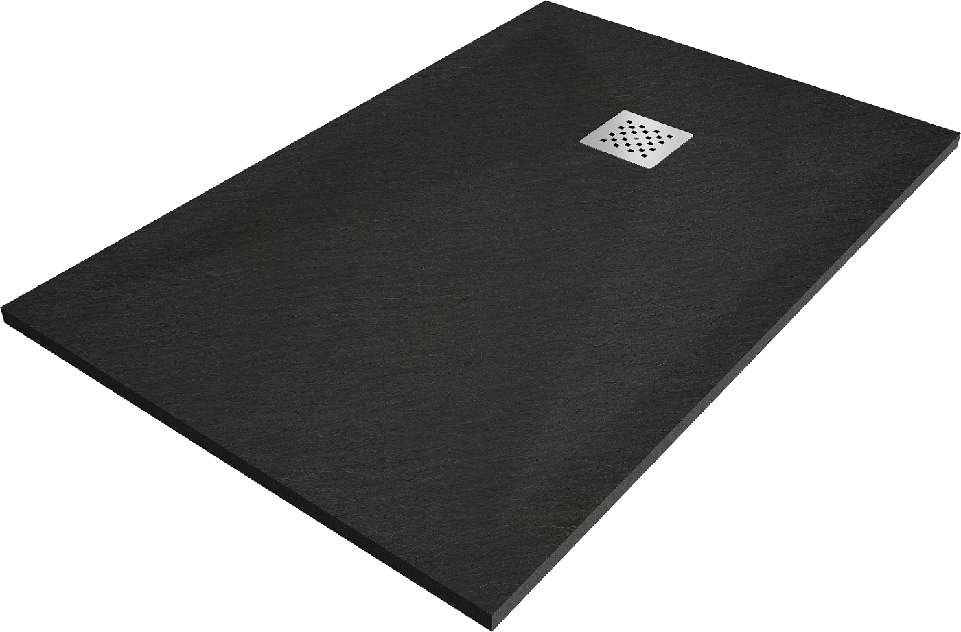 Mexen Stone+ brodzik kompozytowy prostokątny 120 x 70 cm, czarny - 44707012