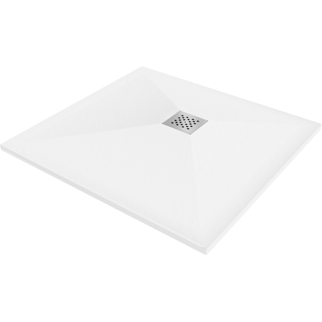Mexen Stone+ brodzik kompozytowy kwadratowy 70 x 70 cm, biały - 44107070