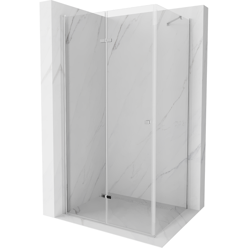 Mexen Lima kabina prysznicowa składana 70 x 100 cm, transparent, chrom - 856-070-100-01-00