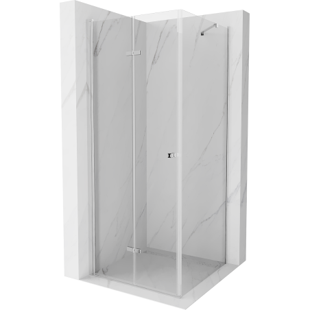 Mexen Lima kabina prysznicowa składana 80 x 80 cm, transparent, chrom - 856-080-080-01-00