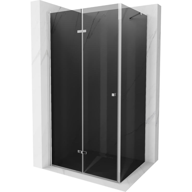 Mexen Lima kabina prysznicowa składana 70 x 120 cm, grafit, chrom - 856-070-120-01-40