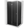 Mexen Lima kabina prysznicowa składana 80 x 100 cm, grafit, chrom - 856-080-100-01-40