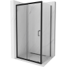 Mexen Apia kabina prysznicowa rozsuwana 105 x 70 cm, transparent, czarna - 840-105-070-70-00