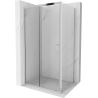 Mexen Apia kabina prysznicowa rozsuwana 125 x 100 cm, transparent, chrom - 840-125-100-01-00