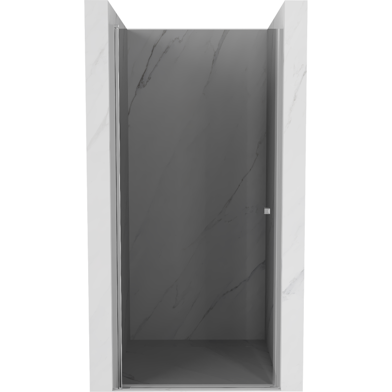 Mexen Pretoria drzwi prysznicowe uchylne 80 cm, grafit, chrom - 852-080-000-01-40