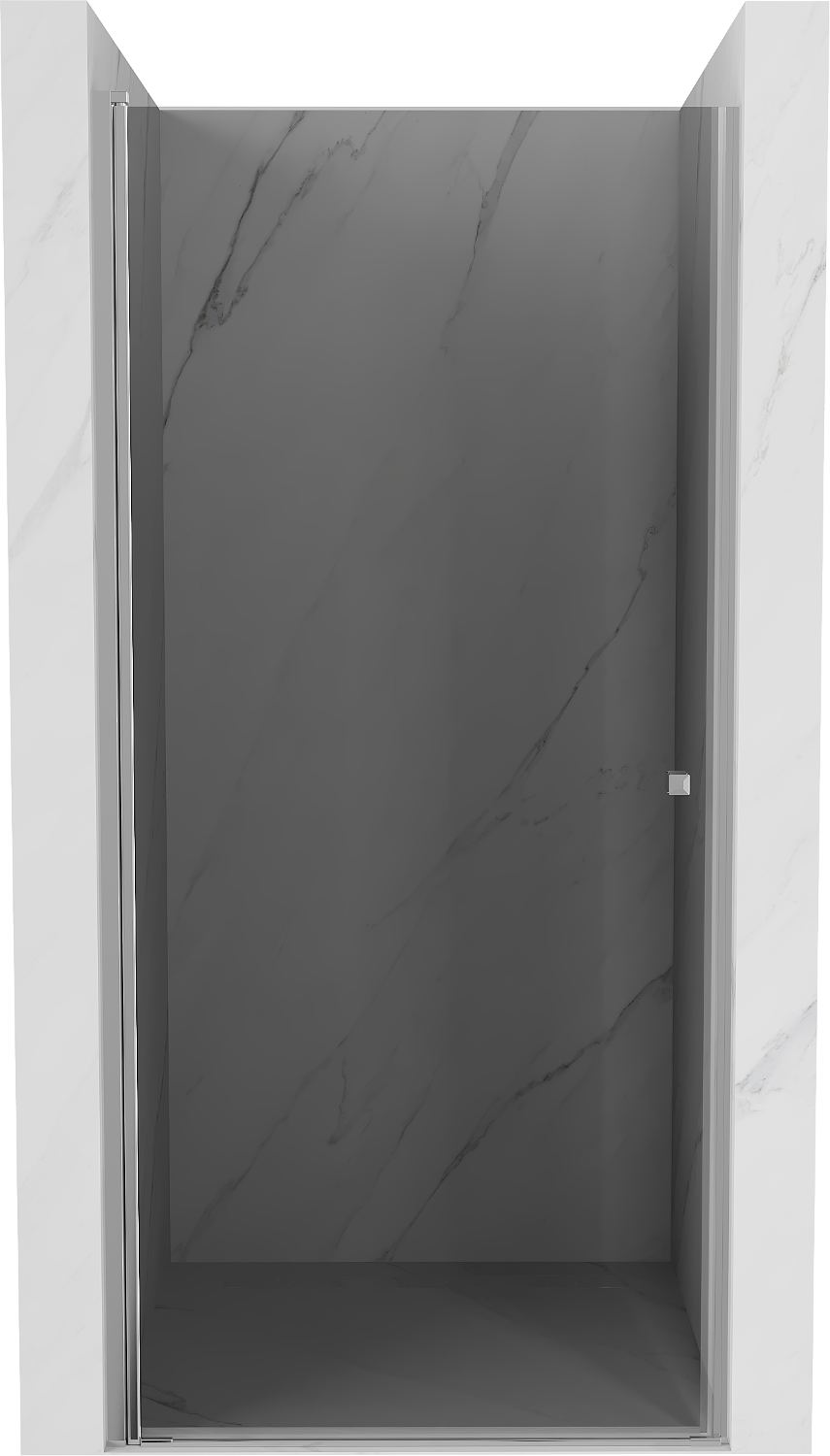 Mexen Pretoria drzwi prysznicowe uchylne 80 cm, grafit, chrom - 852-080-000-01-40