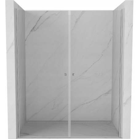 Mexen Pretoria Duo drzwi prysznicowe uchylne 180 cm, transparent, chrom - 852-180-000-02-00