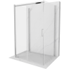 Mexen Omega kabina prysznicowa 3-ścienna, rozsuwana 100 x 80 cm, transparent, chrom - 825-100-080-01-00-3S
