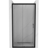 Mexen Apia drzwi prysznicowe rozsuwane 125 cm, transparent, czarne - 845-125-000-70-00