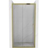 Mexen Apia drzwi prysznicowe rozsuwane 135 cm, transparent, złote - 845-135-000-50-00