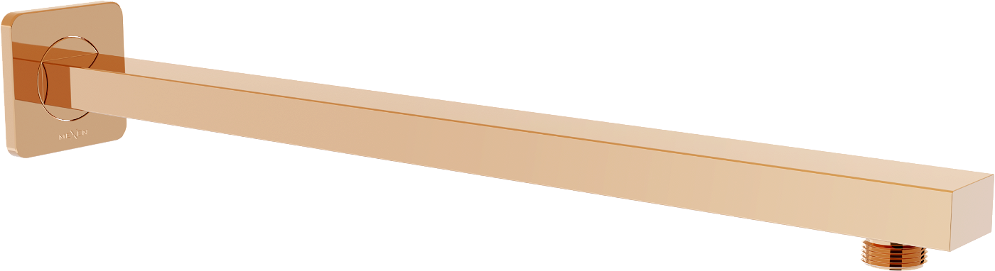 Mexen ramię prysznicowe ścienne 40 cm różowe złoto - 79112-60