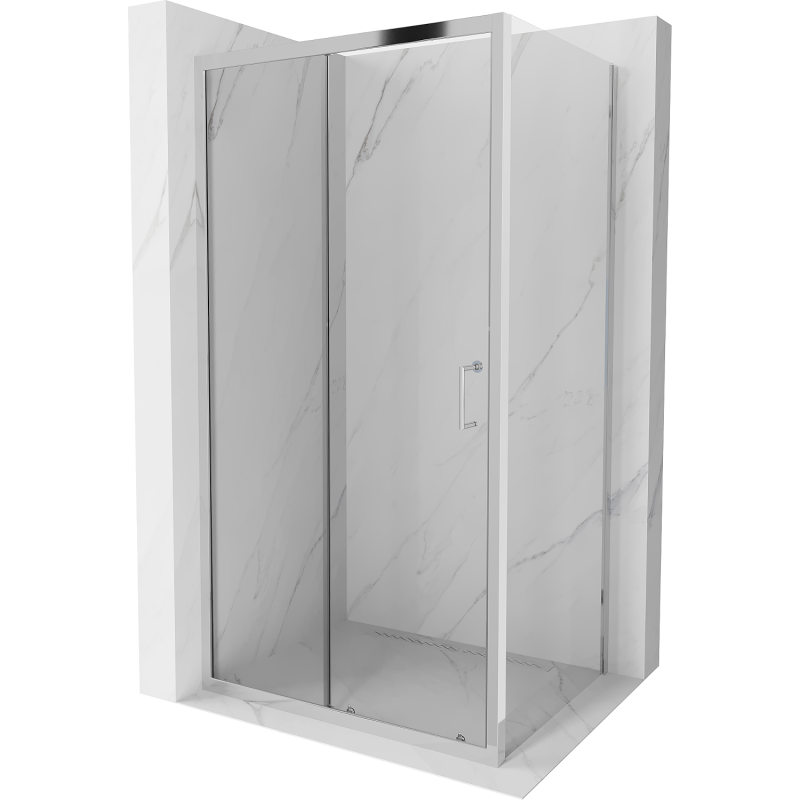 Mexen Apia kabina prysznicowa rozsuwana 100 x 90 cm, transparent, chrom - 840-100-090-01-00