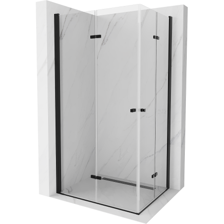 Mexen Lima Duo kabina prysznicowa składana 80 x 70 cm, transparent, czarna - 856-080-070-70-00-02