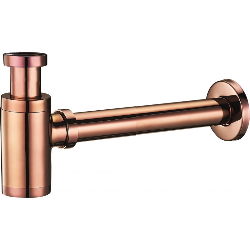 Mexen półsyfon umywalkowy okrągły, różowe złoto - 79950-60