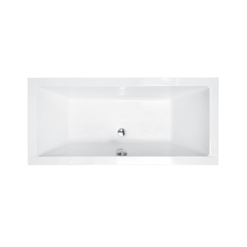 Besco Quadro wanna prostokątna 165 x 75 cm, biała - WAQ-165-PK