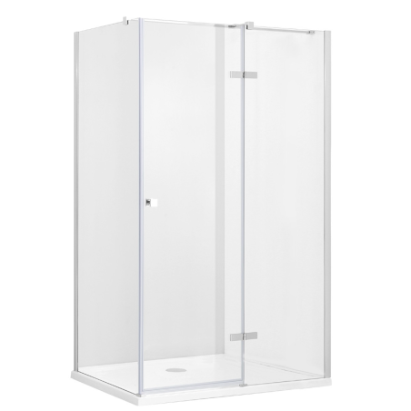 Besco Pixa kabina prysznicowa prostokątna prawa 100 x 90 cm, chrom/szkło przezroczyste - PPP-109-195C