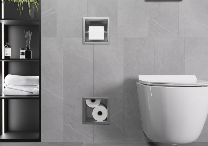 Uchwyty na papier toaletowy chrom